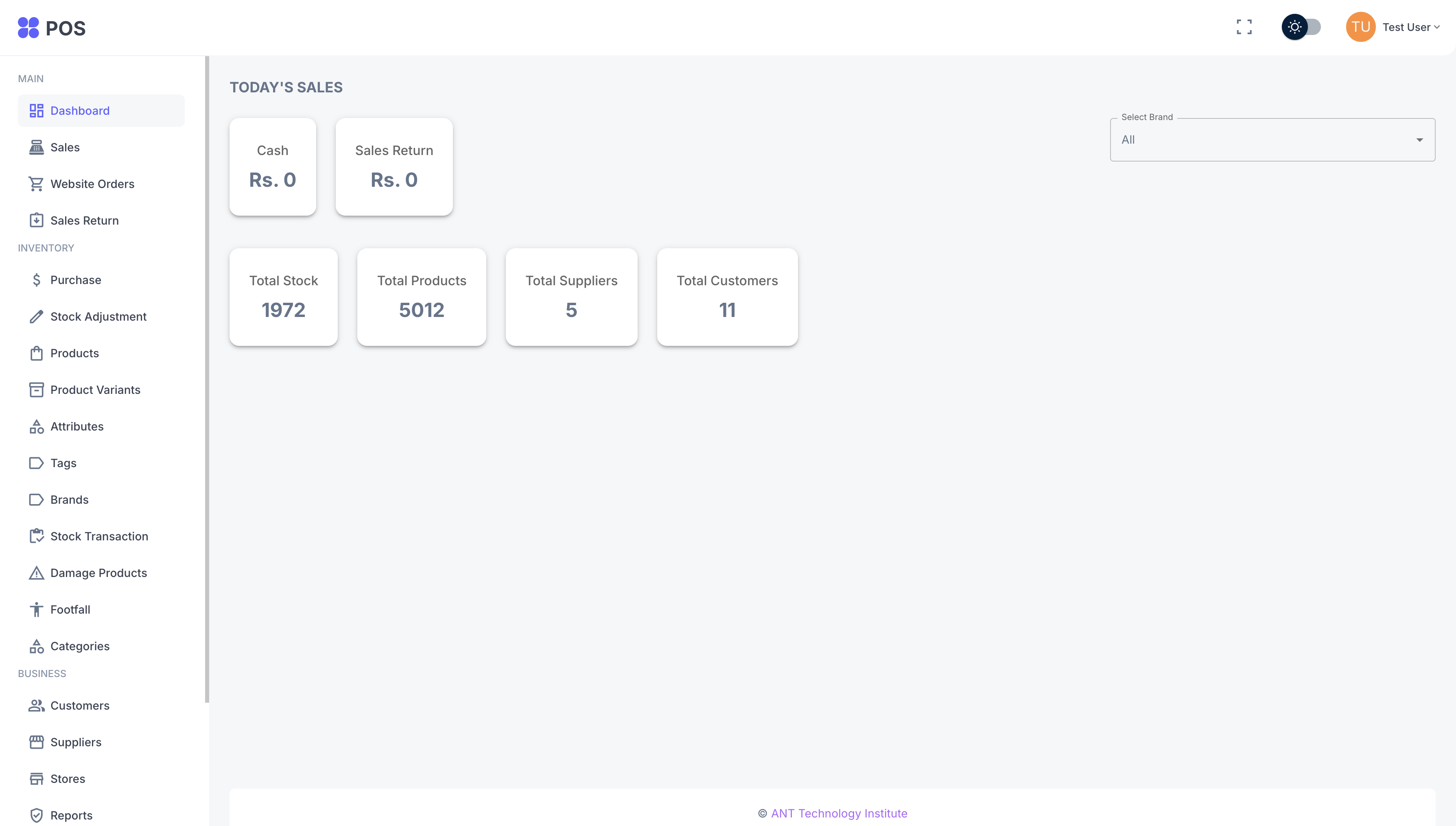 Point of Sales Inventory Management